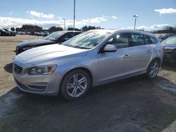 Salvage cars for sale at East Granby, CT auction: 2015 Volvo V60 Premier