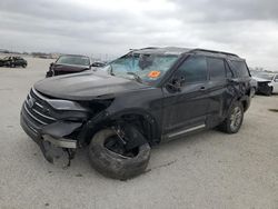 Salvage cars for sale at auction: 2021 Ford Explorer XLT