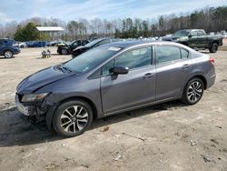 Salvage cars for sale at Charles City, VA auction: 2015 Honda Civic EX