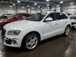 Salvage cars for sale at Ham Lake, MN auction: 2015 Audi Q5 Premium Plus