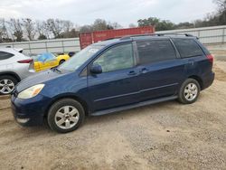 Salvage cars for sale at Theodore, AL auction: 2004 Toyota Sienna XLE