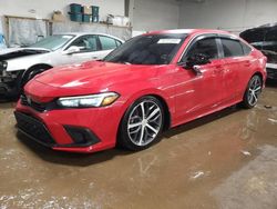 Salvage cars for sale at Elgin, IL auction: 2022 Honda Civic Touring