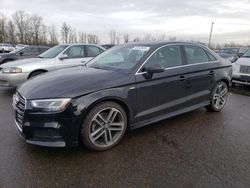 Salvage cars for sale at Portland, OR auction: 2018 Audi A3 Premium Plus