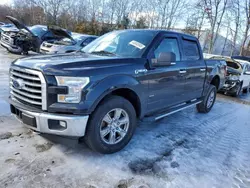 Salvage trucks for sale at North Billerica, MA auction: 2017 Ford F150 Supercrew