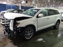 Salvage cars for sale at Woodhaven, MI auction: 2019 Dodge Journey GT