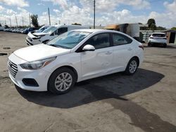 Salvage cars for sale from Copart Miami, FL: 2019 Hyundai Accent SE