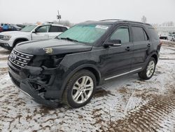 Salvage cars for sale at Davison, MI auction: 2016 Ford Explorer XLT