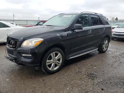 Salvage cars for sale from Copart Dyer, IN: 2013 Mercedes-Benz ML 350 4matic