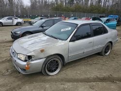 Toyota Corolla ce salvage cars for sale: 2002 Toyota Corolla CE