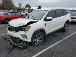 Salvage cars for sale at Van Nuys, CA auction: 2018 Honda Pilot EX