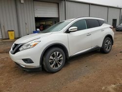 Salvage cars for sale at Grenada, MS auction: 2016 Nissan Murano S