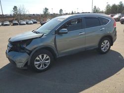 Salvage cars for sale at Gaston, SC auction: 2012 Honda CR-V EXL