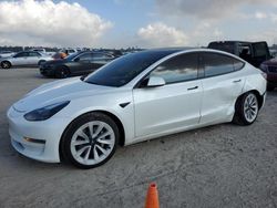 Tesla Model 3 salvage cars for sale: 2022 Tesla Model 3