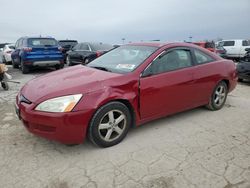 Salvage cars for sale at auction: 2005 Honda Accord EX