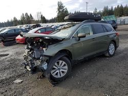 Subaru Outback salvage cars for sale: 2016 Subaru Outback 2.5I Premium