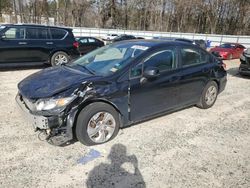 Salvage cars for sale at Austell, GA auction: 2013 Honda Civic LX