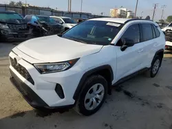 Salvage cars for sale at Los Angeles, CA auction: 2021 Toyota Rav4 LE