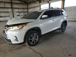 Salvage cars for sale at Phoenix, AZ auction: 2019 Toyota Highlander SE