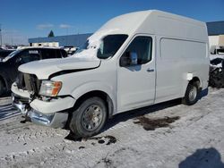 Salvage cars for sale at Woodhaven, MI auction: 2014 Nissan NV 2500