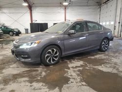 Salvage cars for sale from Copart Center Rutland, VT: 2017 Honda Accord EX