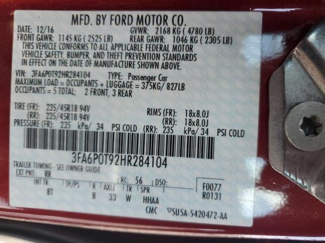 2017 Ford Fusion SE