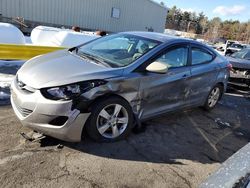 Salvage cars for sale at Exeter, RI auction: 2013 Hyundai Elantra GLS