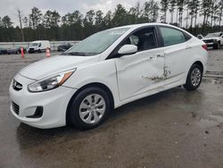 Salvage cars for sale at Harleyville, SC auction: 2017 Hyundai Accent SE