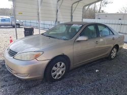 Toyota Camry salvage cars for sale: 2002 Toyota Camry LE