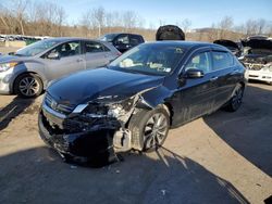 Salvage cars for sale at Marlboro, NY auction: 2015 Honda Accord Touring Hybrid