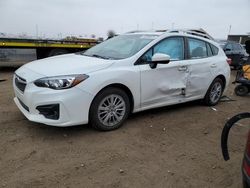 Salvage cars for sale at Brighton, CO auction: 2017 Subaru Impreza Premium Plus