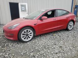 Salvage cars for sale at Waldorf, MD auction: 2022 Tesla Model 3