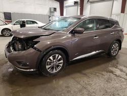 Salvage cars for sale at Avon, MN auction: 2016 Nissan Murano S