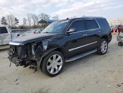 Salvage cars for sale at Spartanburg, SC auction: 2015 Cadillac Escalade Premium