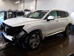 Salvage cars for sale at New Britain, CT auction: 2021 Hyundai Santa FE SEL