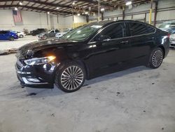 Salvage cars for sale at Jacksonville, FL auction: 2018 Ford Fusion TITANIUM/PLATINUM