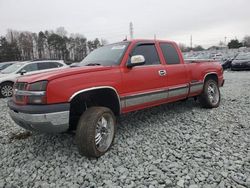 Salvage cars for sale at Mebane, NC auction: 2004 Chevrolet Silverado K1500