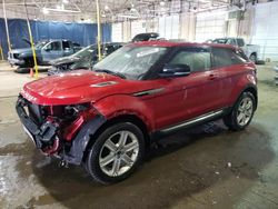 Salvage cars for sale at Woodhaven, MI auction: 2012 Land Rover Range Rover Evoque Pure Premium