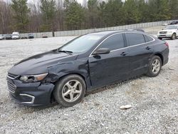 Salvage cars for sale from Copart Gainesville, GA: 2016 Chevrolet Malibu LS