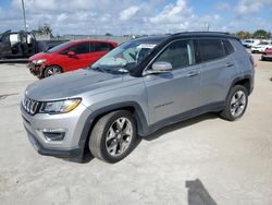 Salvage cars for sale at Homestead, FL auction: 2020 Jeep Compass Limited