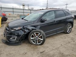 Salvage cars for sale at Chicago Heights, IL auction: 2016 Ford Edge Sport