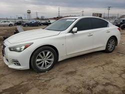 Salvage cars for sale at Chicago Heights, IL auction: 2015 Infiniti Q50 Base