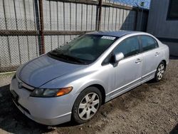 Salvage cars for sale at Los Angeles, CA auction: 2007 Honda Civic LX