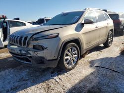 Salvage cars for sale at Elgin, IL auction: 2015 Jeep Cherokee Limited