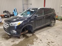 Salvage cars for sale at Appleton, WI auction: 2017 Ford Escape Titanium