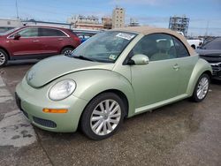 2008 Volkswagen New Beetle Convertible SE en venta en New Orleans, LA