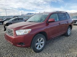 Toyota salvage cars for sale: 2009 Toyota Highlander