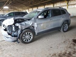 Jeep salvage cars for sale: 2021 Jeep Cherokee Latitude LUX