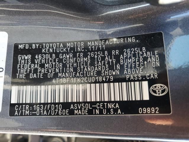 2012 Toyota Camry Base