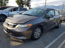 Salvage cars for sale at Rancho Cucamonga, CA auction: 2012 Honda Civic LX