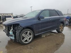 Salvage cars for sale at Wilmer, TX auction: 2016 Mercedes-Benz GLE 400 4matic